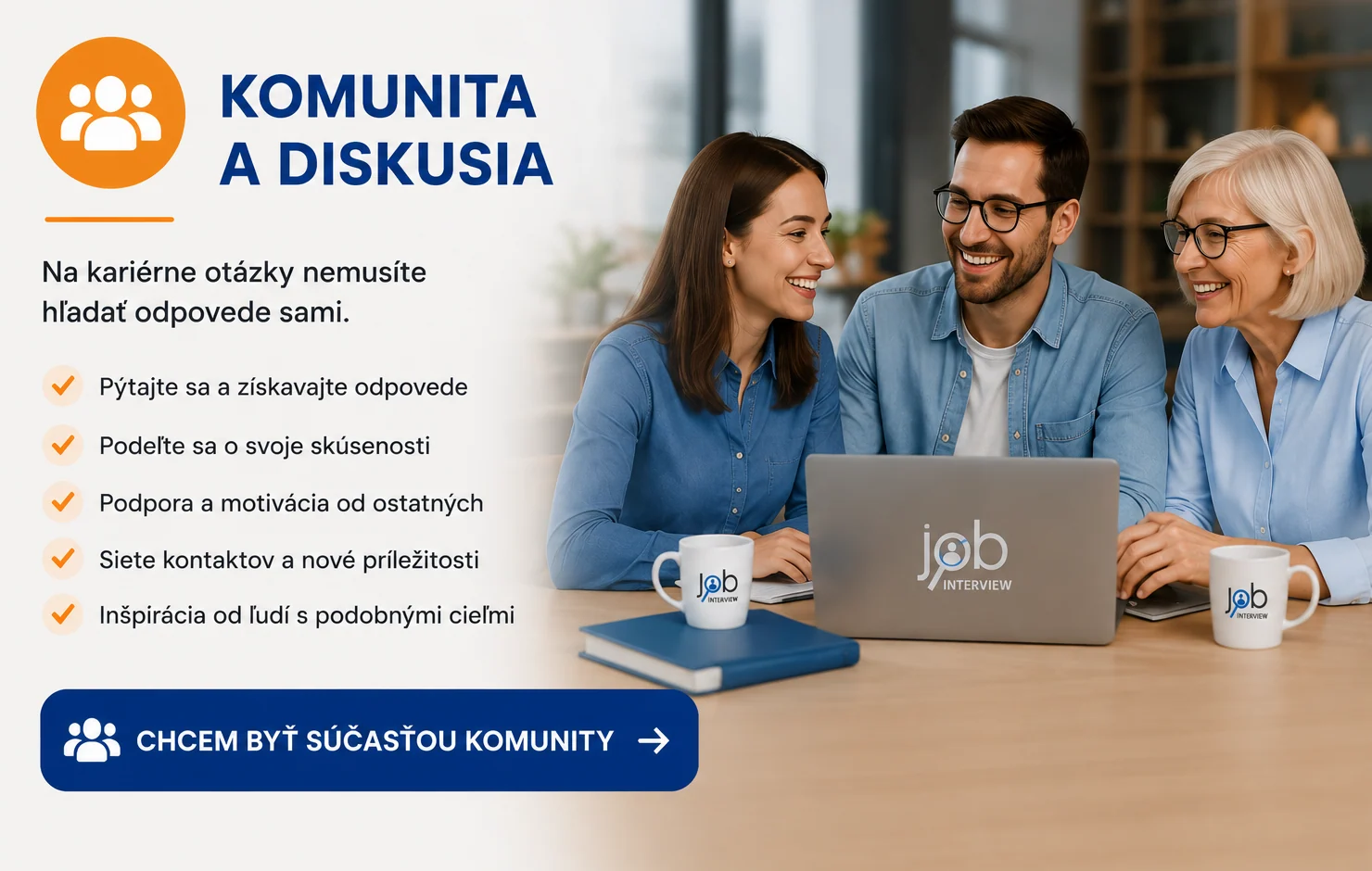 Komunita a diskusia v Klube Kariéry