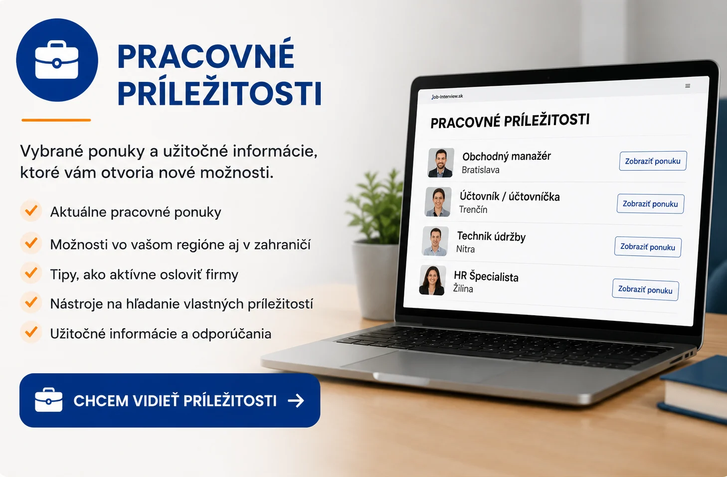 Pracovné príležitosti pre členov Klubu Kariéry